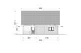 Dom drewniany letniskowy DORIS (44+44 mm), 80 m² specification 7