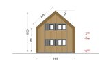 Dom drewniany letniskowy INGRID (44 mm + elewacja), 170 m² specification 5