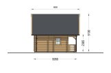 Dom drewniany letniskowy LIVINGTON S (44 mm), 50 m² specification 4