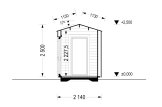 Domek ogrodowy drewniany EMMY (34 mm + elewacja), 2x2 m, 4 m² specification 6