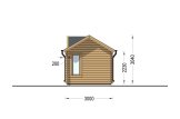Domek ogrodowy drewniany CLOCKHOUSE (34 mm), 4x3 m, 12 m² specification 5