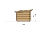 Domek ogrodowy drewniany LILLE F (34 mm), 4x3 m, 12 m² specification 3