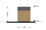 Domek ogrodowy drewniany TONIA (34 mm + elewacja), 3x2 m, 6 m² specification 3