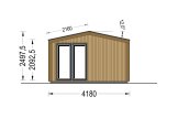 Domek ogrodowy drewniany EMMY (34 mm + elewacja), 5x4 m, 20 m² specification 5