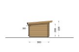 Domek ogrodowy drewniany MALTA (34 mm), 3x3 m, 9 m² specification 3