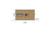 Dom drewniany całoroczny - mieszkalny LUCIA 2 RV (z izolacją, WT2021), 50 m² specification 5