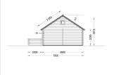Domek letniskowy całoroczny ANGERS (44+44 mm, z izolacją PLUS), 36 m² - z tarasem 19 m² specification 5