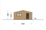 Garaż drewniany trzystanowiskowy SILVIA TRIO (34 mm + elewacja), 9x6 m, 54 m² specification 3