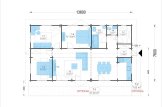 Dom drewniany letniskowy JULIA (66 mm), 103 m² specification 1