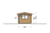 Domek ogrodowy drewniany OAK (34 mm), 6x3 m, 16 m² specification 5