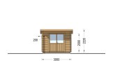 Domek ogrodowy drewniany MALTA (34 mm), 3x3 m, 9 m² specification 2