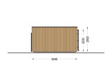 Domek ogrodowy drewniany PREMIUM (34 mm + elewacja), 6,5x4,5 m, 26 m² specification 3