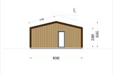 Domek letniskowy drewniany ANGELA (44 mm + elewacja), 43 m² specification 5