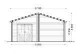 Domek letniskowy całoroczny LINCOLN (44+44 mm, z izolacją PLUS), 72 m² specification 3