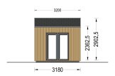 Domek ogrodowy drewniany TONIA (34 mm + elewacja), 4x3 m, 12 m² specification 5