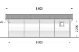 Domek letniskowy całoroczny MILA (44+44 mm, z izolacją PLUS), 8x7 m, 56 m² specification 4