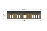 Dom drewniany letniskowy ROBERTA (44 mm + elewacja), 96 m² specification 3