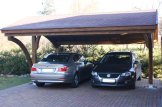Wiata garażowa drewniana na 2 samochody CORA DUO 5,9x5,9 m customer 2