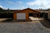 Garaż drewniany MULTI (44 mm) 4x6 m, z wiatą 3x6 m customer 1