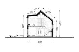 Dom drewniany całoroczny - mieszkalny INGRID RV (z izolacją, WT2021), 137 m² specification 7