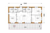 Dom drewniany całoroczny - mieszkalny NICOLE RV (z izolacją, WT2021), 68 m² specification 1