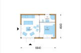 Domek letniskowy całoroczny PREMIUM (34 mm + elewacja, z izolacją PLUS), 6,5 x 4,5 m, 30 m² specification 6