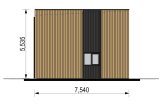 Dom drewniany letniskowy KAYA 4 (44 mm + elewacja), 64 m² specification 4