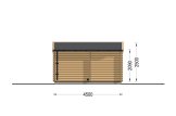 Sauna ogrodowa zewnętrzna VIGOR (44 mm), 4.5x2.5 m, 4.9 m² specification 4