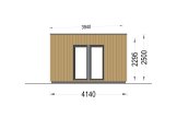 Domek ogrodowy drewniany PREMIUM (34 mm + elewacja, z izolacją), 7x4 m, 28 m² specification 3