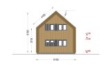 Dom drewniany letniskowy ASTRID (44 mm + elewacja), 120 m² specification 5