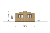 Garaż drewniany trzystanowiskowy SILVIA TRIO (34 mm + elewacja), 9x6 m, 54 m² specification 5