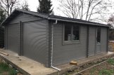 Garaż drewniany dwustanowiskowy CLASSIC DUO (44 mm), 6x6 m, 36 m² customer 2