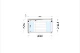 Domek letniskowy drewniany PREMIUM (34 mm + elewacja), 6,5 x 4,5 m, 30 m² specification 6