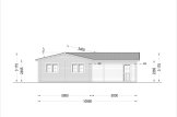 Dom drewniany całoroczny BERTA (44+44 mm, z izolacją), 72 m² - z tarasem 18 m² i z garażem 20 m² specification 5