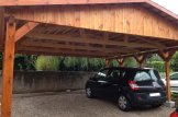 Wiata garażowa drewniana na 2 samochody CLASSIC DUO, 6x6 m customer 2