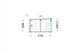 Domek letniskowy drewniany PREMIUM (34 mm + elewacja), 7,5 x 4 m, 30 m² specification 6