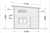 Domek letniskowy drewniany AVIGNON F (44 mm), 20 m² - z antresolą 16 m² specification 6