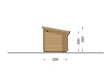 Sauna ogrodowa zewnętrzna VIGOR (44 mm), 5.3x2.5 m, 4.9 m² specification 4
