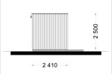 Domek ogrodowy drewniany PREMIUM (paneli SIP), 4,1 x 2,4 m, 10 m² specification 4