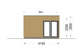 Domek ogrodowy drewniany PREMIUM (44 mm + elewacja, z izolacją PLUS), 5x4 m, 20 m² specification 3