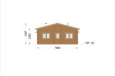 Dom drewniany letniskowy LIMOGES (66 mm), 103 m² specification 3