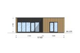 Dom drewniany letniskowy LUCIA 1 (44 mm + elewacja), 40 m² specification 2