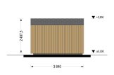Domek ogrodowy drewniany PIA (34 mm + elewacja, z izolacją), 3x3 m, 9 m² specification 3