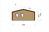 Domek letniskowy całoroczny ANGELA (44 mm + elewacja, z izolacją PLUS), 43 m² specification 3