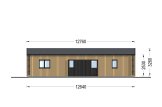 Dom drewniany letniskowy NICOLE (44 mm + elewacja, z izolacją), 68 m² specification 4