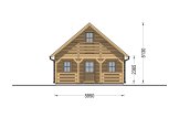 Dom drewniany letniskowy LIVINGTON S (44 mm), 50 m² specification 3