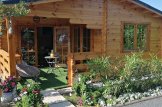 Domek letniskowy drewniany OLIVIA (44+44 mm, z izolacją), 6x6 m, 27 m² - z tarasem 8 m² customer 1