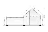 Dom drewniany letniskowy MIRABEL (44 mm + elewacja), 69 m² specification 7
