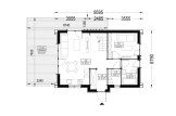 Dom drewniany całoroczny - mieszkalny ASTRID RV (z izolacją, WT2021), 92 m² specification 1
