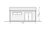 Domek ogrodowy drewniany HORTA (44 mm), 6x3 m, 18 m² specification 2